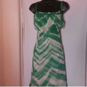Donna Ricco size 14 green and white